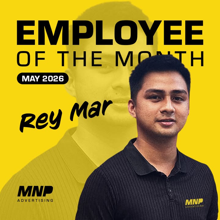 Meet Our Employee of the Month: Rey Mar, the Backbone Behind MNP's Quality Signage Solutions