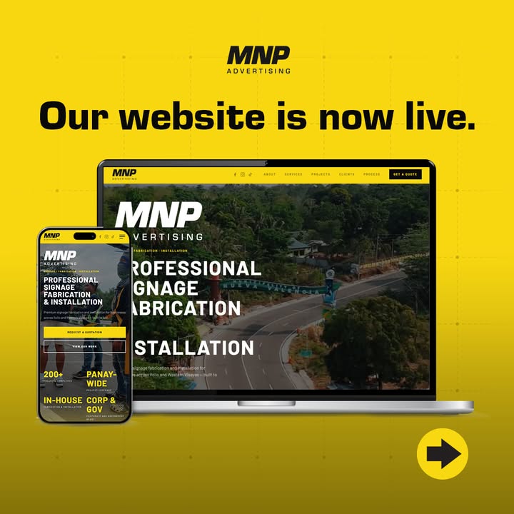 MNP Advertising Launches New Website for Custom Signage & Fabrication Services in Iloilo