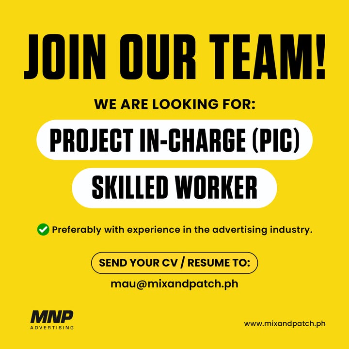 Join MNP Advertising's Growing Team in Iloilo City – We're Hiring Now!