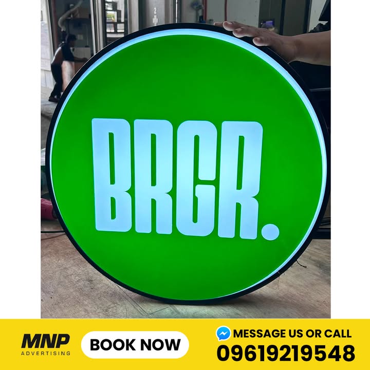 Illuminate Your Business with Custom Round Light Box Signage in Iloilo