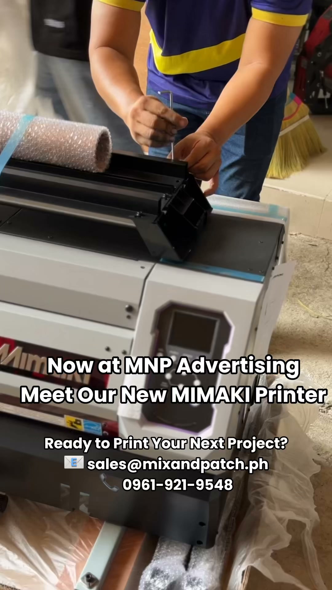 MNP Advertising Upgrades Equipment with New MIMAKI Printer – Better Signage Solutions for Iloilo Businesses