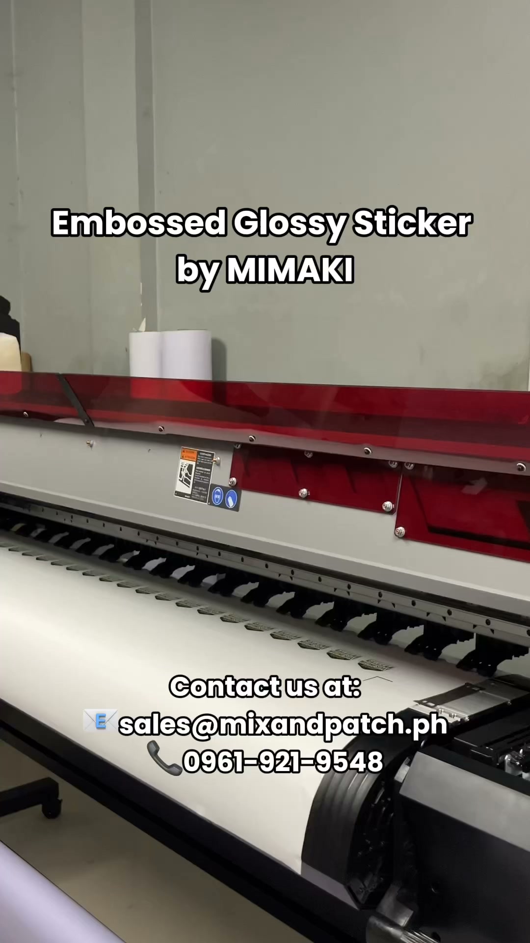 Premium Embossed Glossy Stickers in Iloilo City: Elevate Your Brand with MIMAKI UV Technology